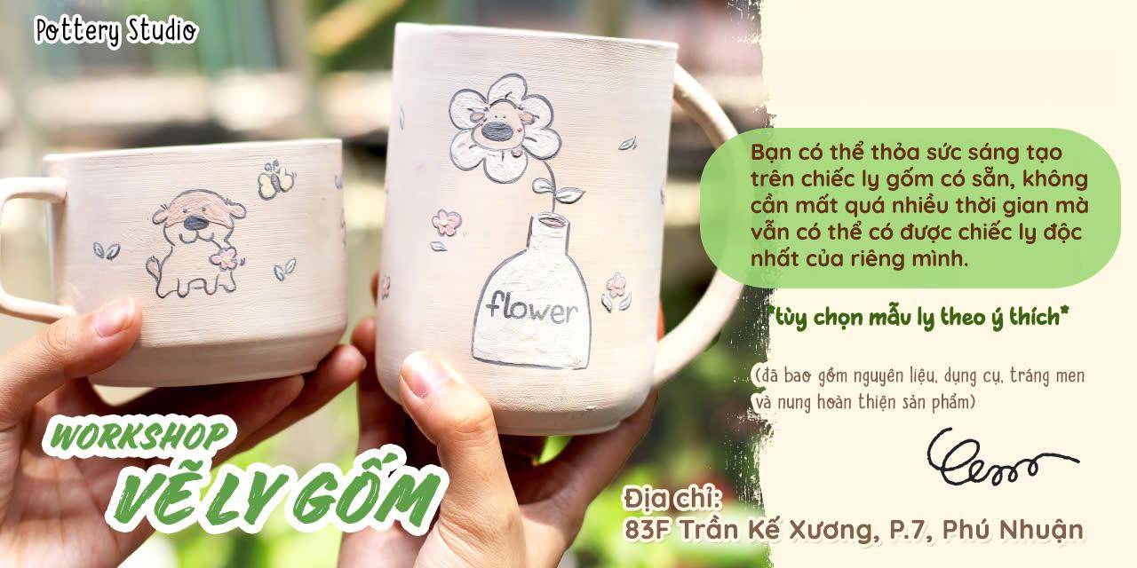 Workshop Vẽ ly gốm